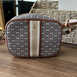 Tory Burch Gemini Link Canvas Mini Bag